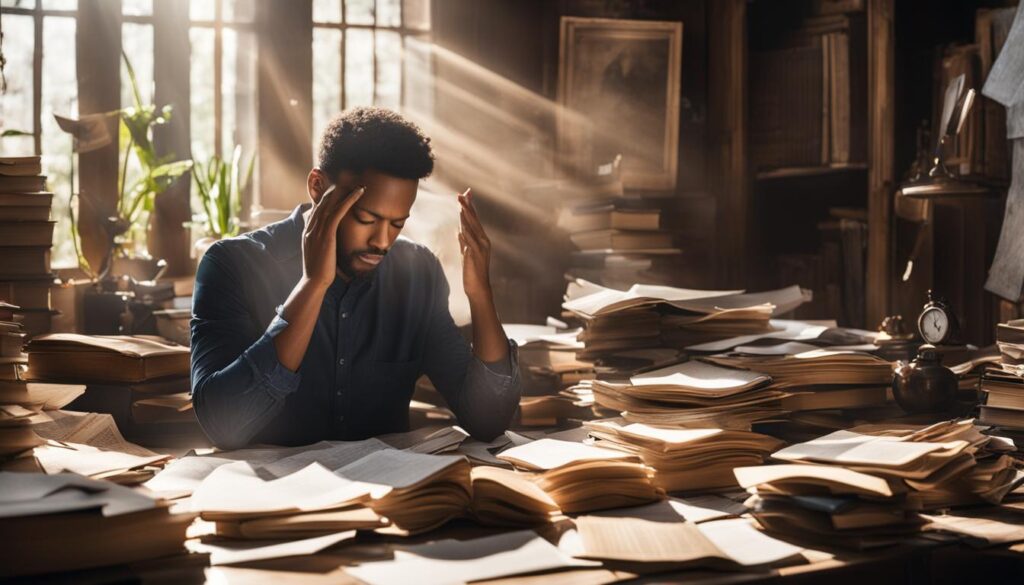 Praying for productivity in chaos