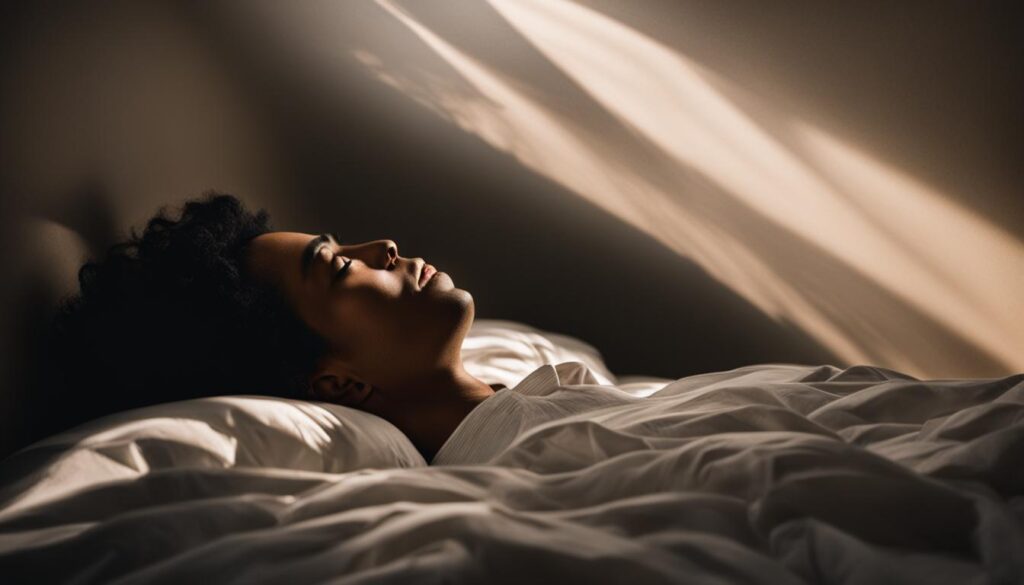 Praying for relief from insomnia