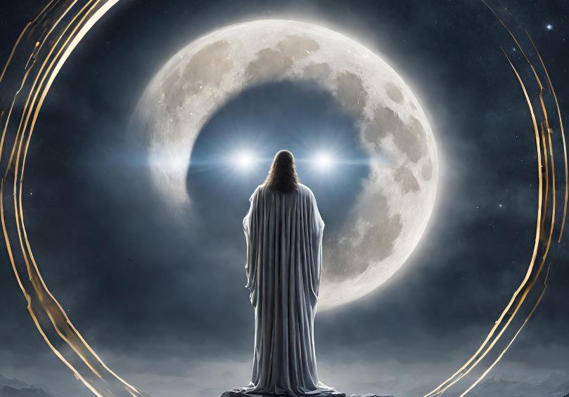 What is the biblical meaning of halo around the moon