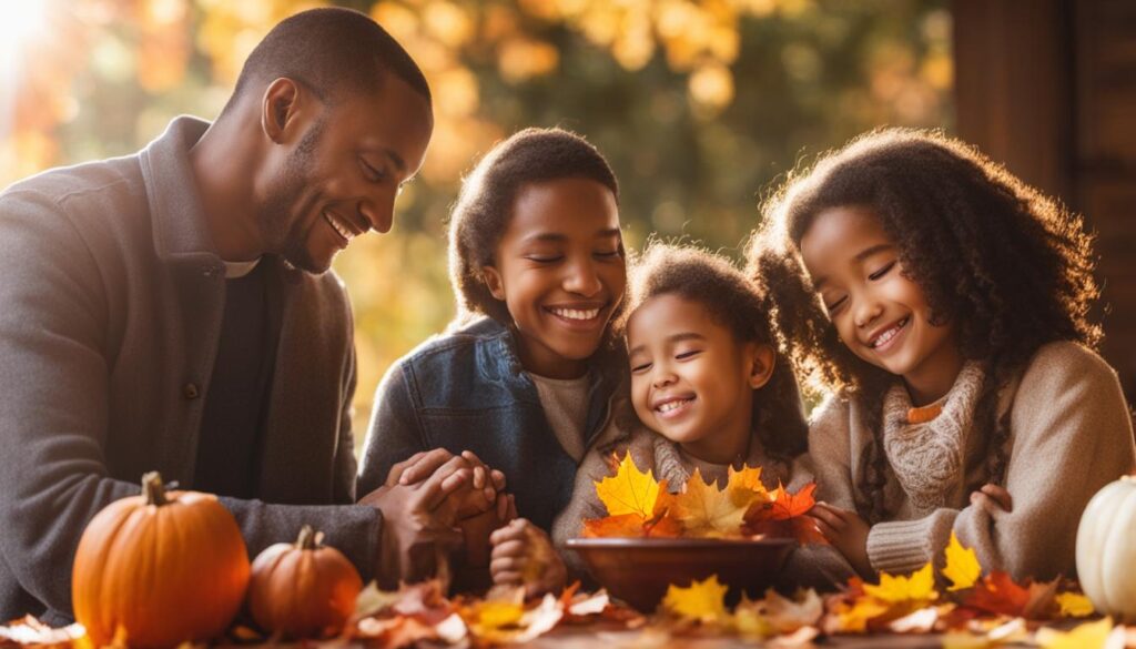 thanksgiving prayer for family unity
