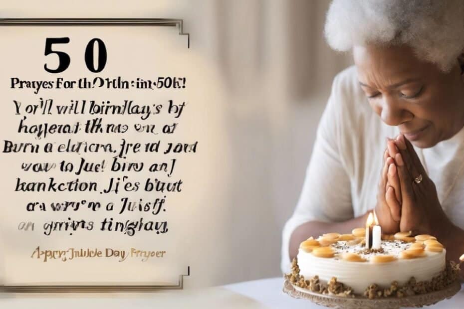 5 Prayers for 50th Birthday Celebrant